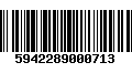 Código de Barras 5942289000713