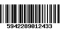 Código de Barras 5942289012433