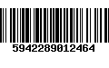 Código de Barras 5942289012464