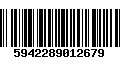 Código de Barras 5942289012679