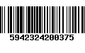 Código de Barras 5942324200375