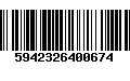 Código de Barras 5942326400674