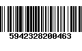 Código de Barras 5942328200463