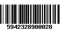 Código de Barras 5942328900028