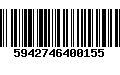 Código de Barras 5942746400155