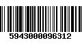 Código de Barras 5943000096312