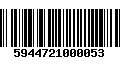 Código de Barras 5944721000053