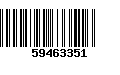 Código de Barras 59463351