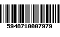 Código de Barras 5948710007979