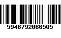 Código de Barras 5948792066505