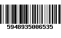 Código de Barras 5948935006535