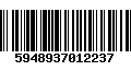 Código de Barras 5948937012237