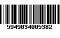 Código de Barras 5949034005382