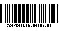 Código de Barras 5949036300638