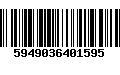 Código de Barras 5949036401595