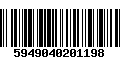 Código de Barras 5949040201198