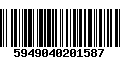 Código de Barras 5949040201587