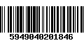 Código de Barras 5949040201846