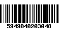 Código de Barras 5949040203048