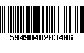 Código de Barras 5949040203406