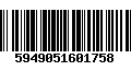 Código de Barras 5949051601758