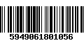 Código de Barras 5949061801056