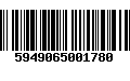 Código de Barras 5949065001780