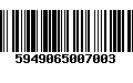 Código de Barras 5949065007003