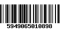 Código de Barras 5949065010898