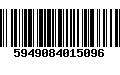 Código de Barras 5949084015096