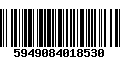 Código de Barras 5949084018530