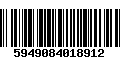 Código de Barras 5949084018912