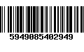 Código de Barras 5949085402949