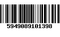 Código de Barras 5949089101398