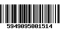 Código de Barras 5949095001514