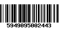 Código de Barras 5949095002443