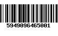 Código de Barras 5949096465001