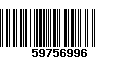 Código de Barras 59756996