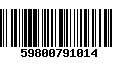 Código de Barras 59800791014