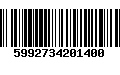 Código de Barras 5992734201400