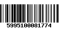 Código de Barras 5995100081774