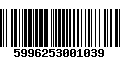 Código de Barras 5996253001039