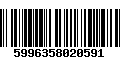 Código de Barras 5996358020591