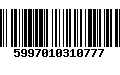 Código de Barras 5997010310777