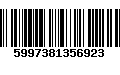 Código de Barras 5997381356923