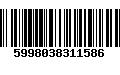 Código de Barras 5998038311586