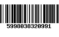 Código de Barras 5998038320991