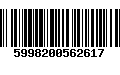 Código de Barras 5998200562617