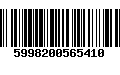 Código de Barras 5998200565410