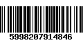 Código de Barras 5998207914846